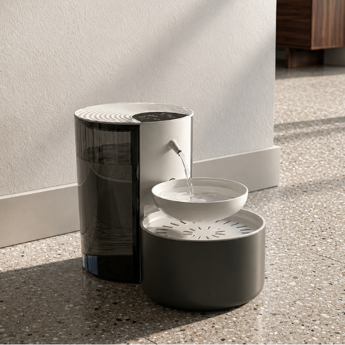 PetraLiving™ PureFlow Wireless Hydration Fountain